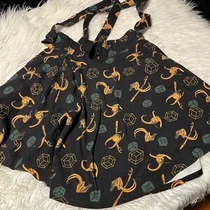 Her Universe Loki overalls skirt